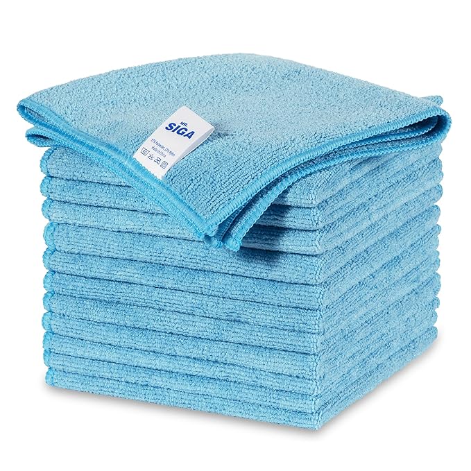 MR.SIGA Microfiber Cleaning Cloths, All-Purpose Surface Microfiber Towels by MRSIGA
