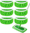 6 Pack Reusable Microfiber Mop Pads by Cleanwithoutthehassle