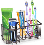 Simple Houseware Multi-Functional 6 Slots Toothbrush Holder - Image 2