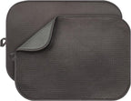 2-Pack Dark Gray Dish Drying Mat 18 x 24 inches – XL Drying Matt Kitchen Counter by FullBeDare