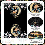 Boyiee Set of 6 Witchy Kitchen Towels Boho Tea Towels Absorbent Mushroom Floral - Image 6