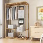 Twira 6-Shelf Hanging Closet Organizer, 2 Separable 3-Shelf Hanging Shelves - Image 2