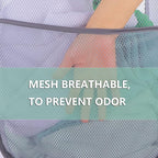 2 Pack Mesh Laundry Basket, Foldable Popup Laundry Hamper - Image 5
