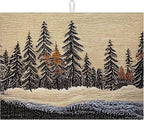 Forest Dish Drying Mat for Kitchen Counter Microfiber Absorbent Dish Tree by VisittheDuibelproduct