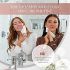 50 Disposable Face Towels Plant-Based Makeup Remover Wipes - Image 7