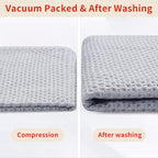 Homaxy 100% Cotton Waffle Weave Kitchen Dish Towels, Ultra Soft Absorbent Quick - Image 7
