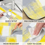 MCALK Yellow Kitchen Sink Faucet Mat Splash Guard, Absorbent Quick-Dry Kitchen - Image 4