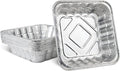 PLASTICPRO Disposable 10'' X 10'' X 3'' Inch Square Aluminum Tin Foil Baking by PLASTICPRO