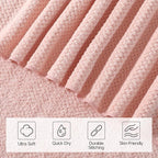 REDKISS Pink Towel Set of 8 - Image 5