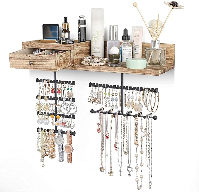 VINAEMO Jewelry Organizer Hanging Wall Mounted Jewelry Holder - Image 9