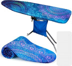 FIOBEE Ironing Board Cover and Pad Extra Thick Iron Board Pad by FIOBEE