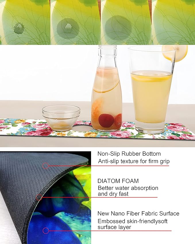 Kitchen Sink Splash Guard Faucet Mat Super Absorbent Fast Drying Mat Sink - Image 3