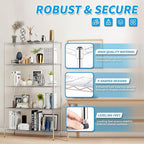 Xcity Storage Shelves, 5 Tier Heavy Duty Metal Shelving Unit, 2000 LBS Capacity Adjustable Steel Wire Shelf Organizer for Pantry, Kitchen, Garage, 14" D x 36" W x 72" H, Chrome - Image 3