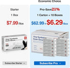 Schneider Vinyl Synthetic Exam Gloves, 4 Mil, Latex Free Disposable Gloves - Image 2
