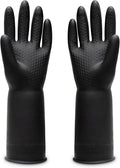 Chemical Resistant Latex Gloves, Cleaning Protective Safety Work Heavy Duty by Uxglove