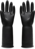 Chemical Resistant Latex Gloves, Cleaning Protective Safety Work Heavy Duty by Uxglove