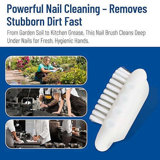 SPARTA Nail Scrub Brush Commercial-Grade, Heavy-Duty Hand and Fingernail Brush - Image 7