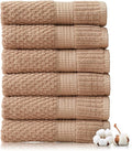 NY Loft 100% Cotton Hand Towel 6 Pack Hand Towel Set | Super Soft & Absorbent by NYLoft