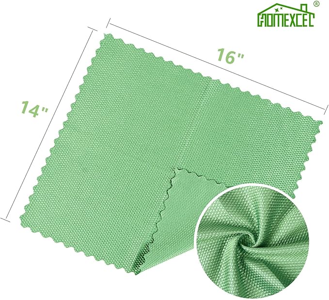 HOMEXCEL Microfiber Glass Cleaning Cloths-6PK, Stainless Steel, Premium Magic - Image 8
