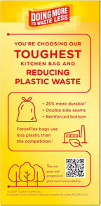 Glad ForceFlex MaxStrength Kitchen Trash Bags, 13 Gal, Fresh Clean Febreze - Image 12