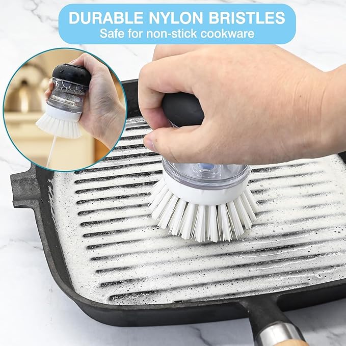 Palm Brush Refills for OXO Soap Dispensing Palm Brush, 6 Pack Palm Brush - Image 2