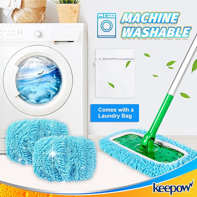 KEEPOW Wet Pads Refill for Swiffer Sweeper Mop and Sweep & Mop Deluxe - Image 7