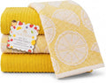 MosJos Kitchen Towels Set of 4 Premium Hand Towels 18 x 28 Inch Large Tea Towels by MosJos