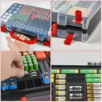 Double-Sided Battery Storage Organizer Case - Image 4