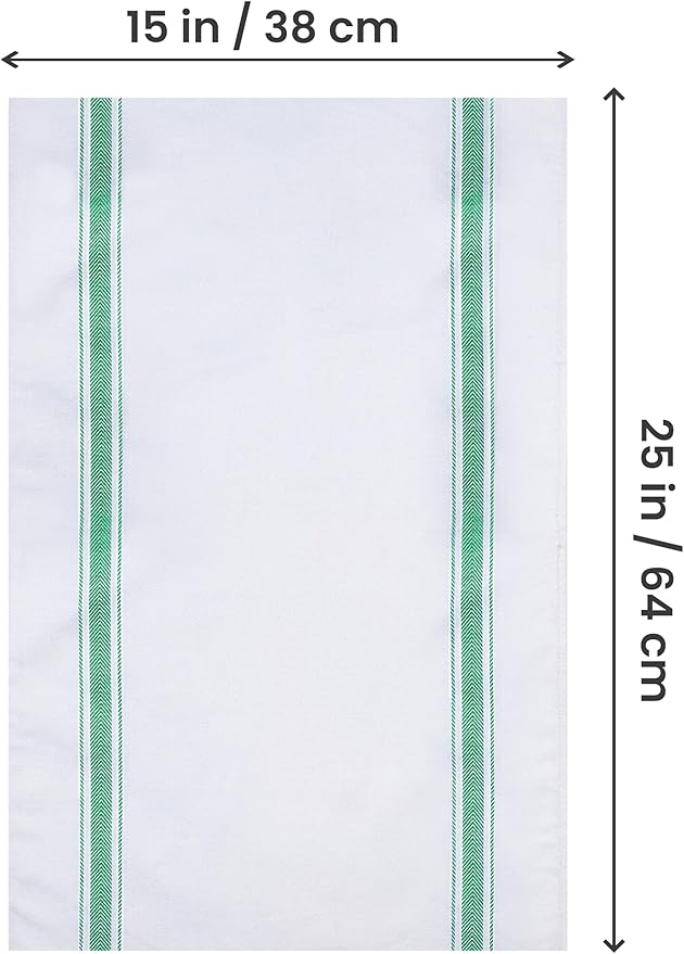 Utopia Towels Green Dish Towels 100% Ring Spun Cotton Highly Absorbent & - Image 5