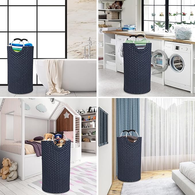 Dalykate Extra Large Laundry Basket 115L Collapsible Oxford Fabric Laundry - Image 5