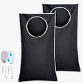 Hanging Laundry Hamper Bag XL 40x22", Space Saving over the Door Storage Bags by DONAQ