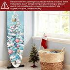 Nuxovilar Ironing Board Covers Snowy Winter Tree Pattern Polyester 15x54 Inches - Image 6