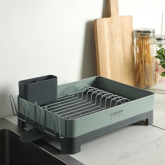 Gibson Home Nestcraft Full Size Rust Resistant Dish Rack - Image 3