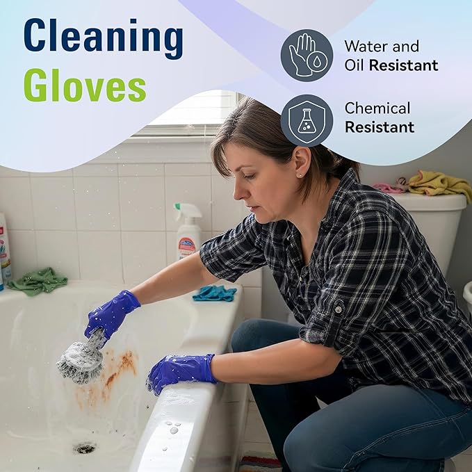 Disposable Nitrile Gloves, Food Safe, Latex-Free Powder-Free, Kitchen Rubber - Image 5