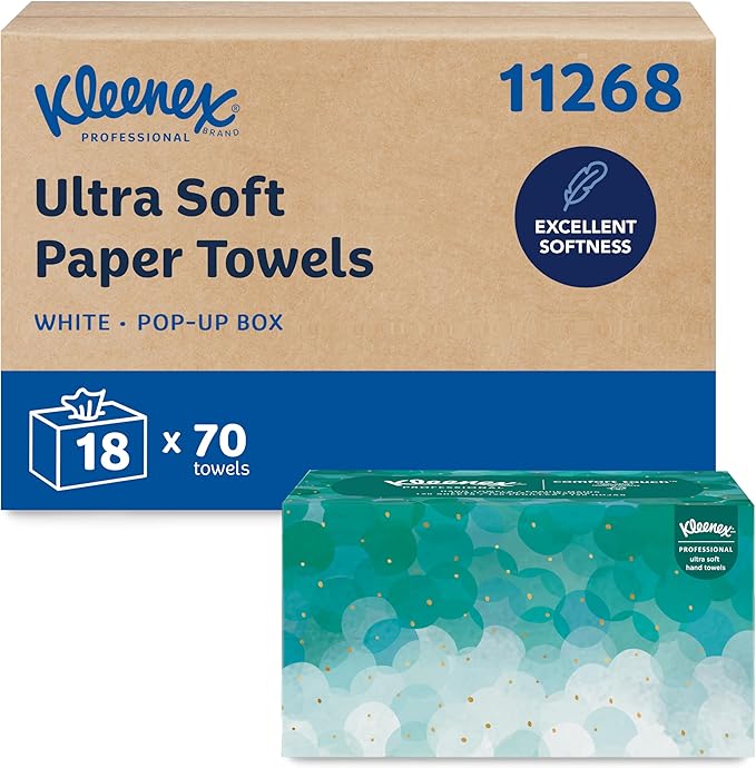 Kleenex Professional Ultra Soft Paper Hand Towels, Pop-Up Box by Kleenex%C2%AE
