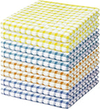 Nialnant 8 Pack Dish Cloths for Washing Dishes, 100% Cotton Reusable Cleaning by Nialnant
