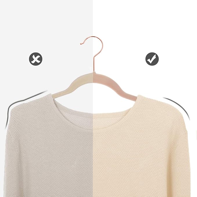 SONGMICS Slim Velvet Hangers, Non-Slip Clothes Hangers - Image 8