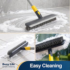 Yocada Floor Scrub Brush Telescopic Handle 2 in 1 Scrape Brush Stiff Bristle - Image 6