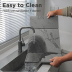 2PCS Stone Drying Mat for Kitchen Counter, Dark Gray - Image 4