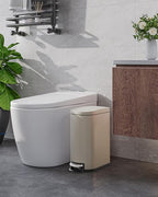 Garvee 2.6 gal / 10 L Metal Bathroom Trash Can - Image 7