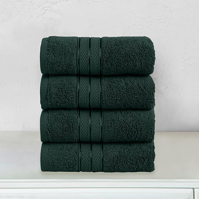 Elegant Comfort Three Line Popcorn Towel Set - Image 2