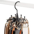 ZEDODIER Belt Hanger, Rotatable Belt Rack Closet Accessories Organizer - Image 4