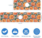 Thanksgiving Pumpkin Kitchen Sink Splash Guard Mat Buffalo Plaid Absorbent Fast - Image 3