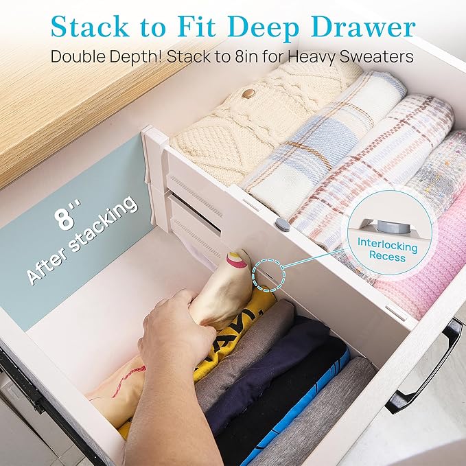 Vtopmart 12 Pack Drawer Dividers - Image 4