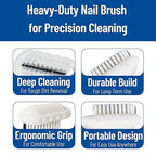 SPARTA Nail Scrub Brush Commercial-Grade, Heavy-Duty Hand and Fingernail Brush - Image 4