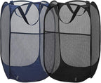 2 Packs Mesh Pop up Laundry Hamper by Buenod