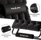 UDPATIO Oversized Zero Gravity Chair 33In XXL Patio Reclining Chair with Cushion, Outdoor Folding Recliner with Pillows|Cup Holder|Foot Rest|Padded Headrest, Black, Support 500LB - Image 4