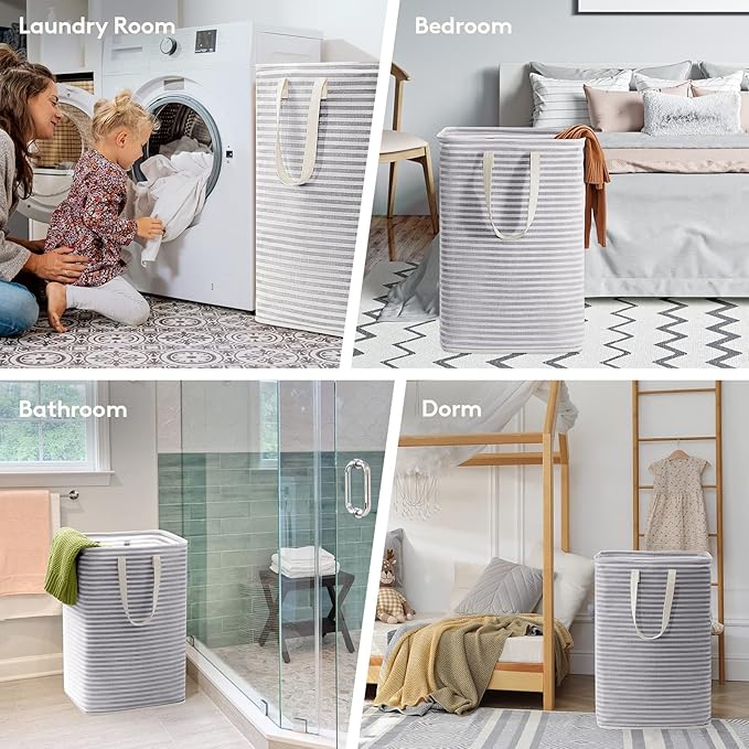 Lifewit 2 Pack Laundry Basket 80L Each - Image 7