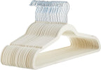 Amazon Basics Slim Velvet Non-Slip Space Saving Suit Clothes Hangers, Closet by AmazonBasics