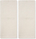 Jacquotha Waffle Hand Towels 2-Piece – Cotton, Quick Dry, Lint Free, 13” x 29” by Jacquotha